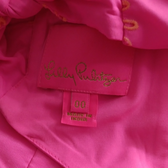 Lilly Pulitzer Lillyanne Midi Dress in Aura Pink Days Bloom Eyelet Sz 00 - Picture 4 of 7